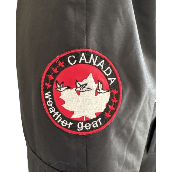 Canada Goose Parka Jacket Women's Small Bomber Hood Down Full Zip Chilliwack - Picture 8 of 16
